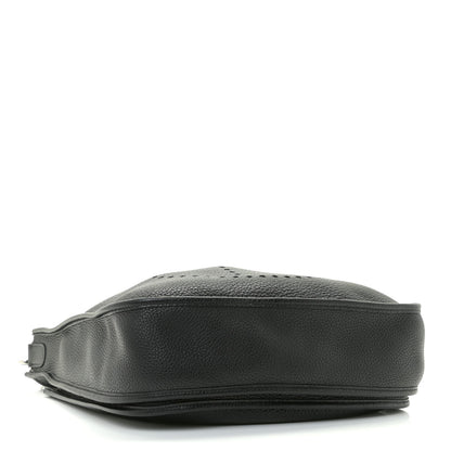 Hermes Taurillon Clemence Evelyne III GM Black 4 of 9