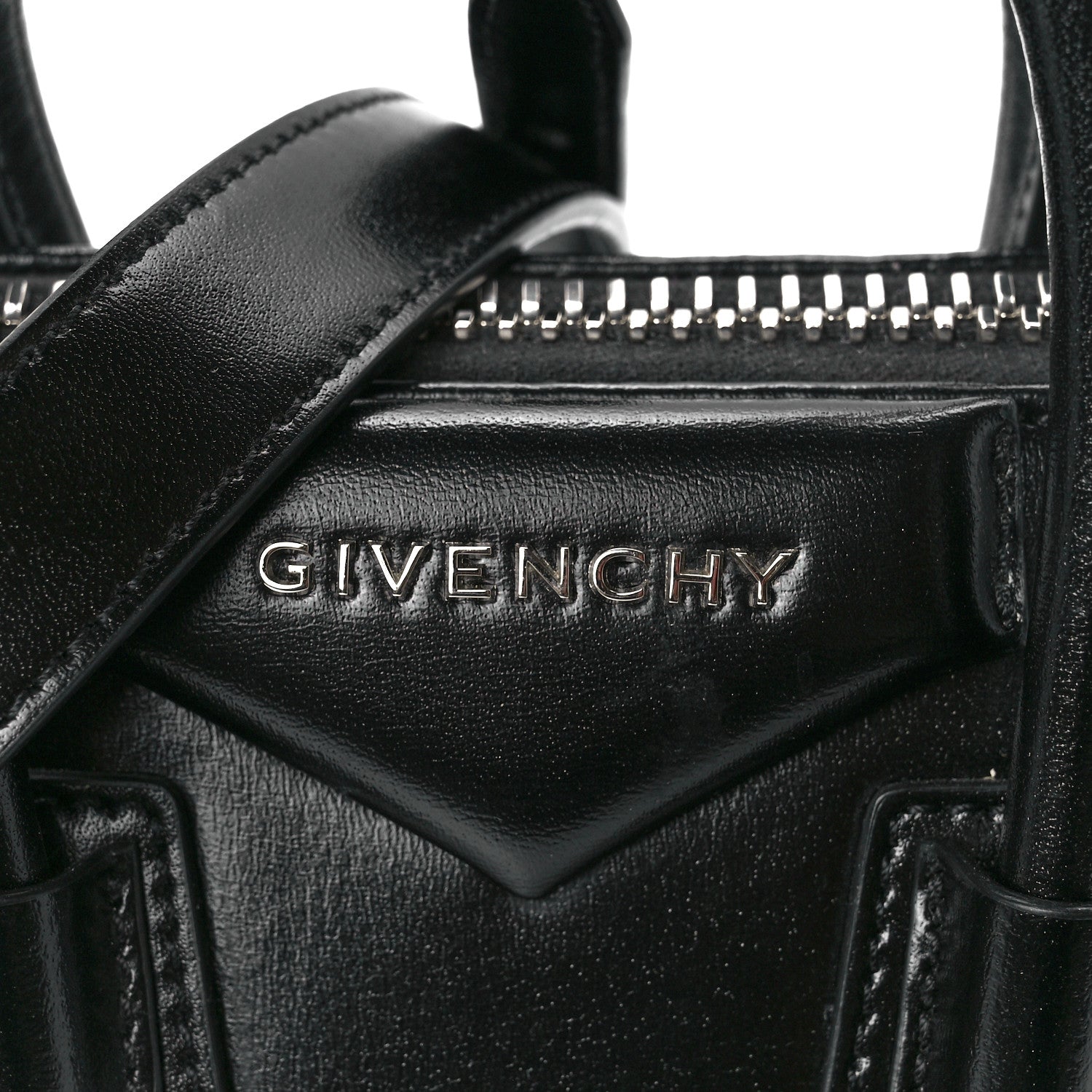 Givenchy Shiny Lord Calfskin Mini Antigona Black 8 of 12