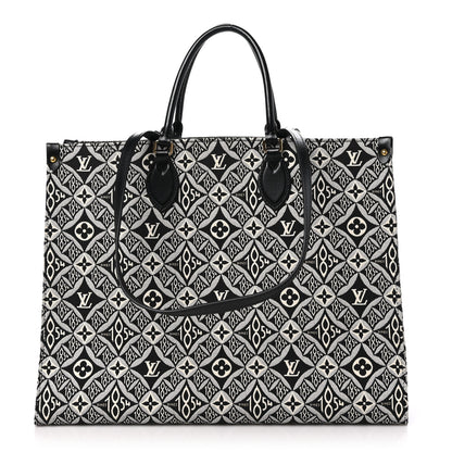 Louis Vuitton Jacquard Since 1854 Onthego GM Grey 1 of 10