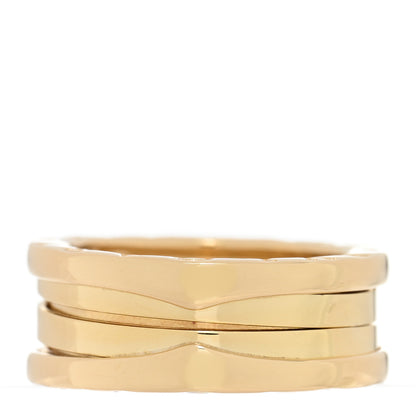 Bulgari 18K Yellow Gold B.Zero1 Three-Band Ring 53 6.5 3 of 4