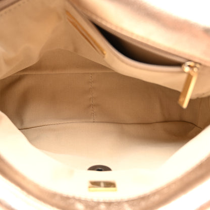 Chanel Metallic Lambskin Quilted Medium Chanel 19 Flap Gold 5 of 10