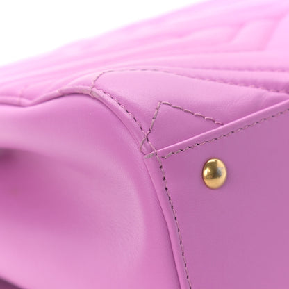 Gucci Calfskin Matelasse Small GG Marmont Tote Candy Mousse 5 of 11