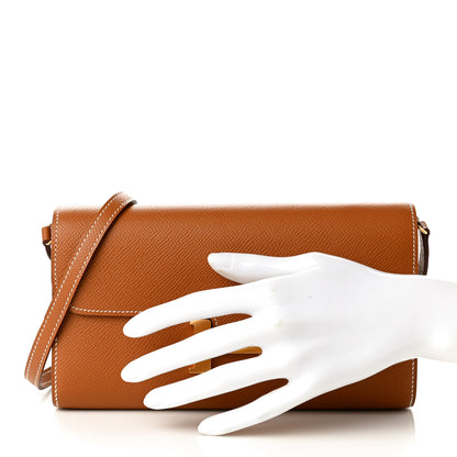 Hermes Epsom Constance Long Wallet To Go Gold 2 of 6