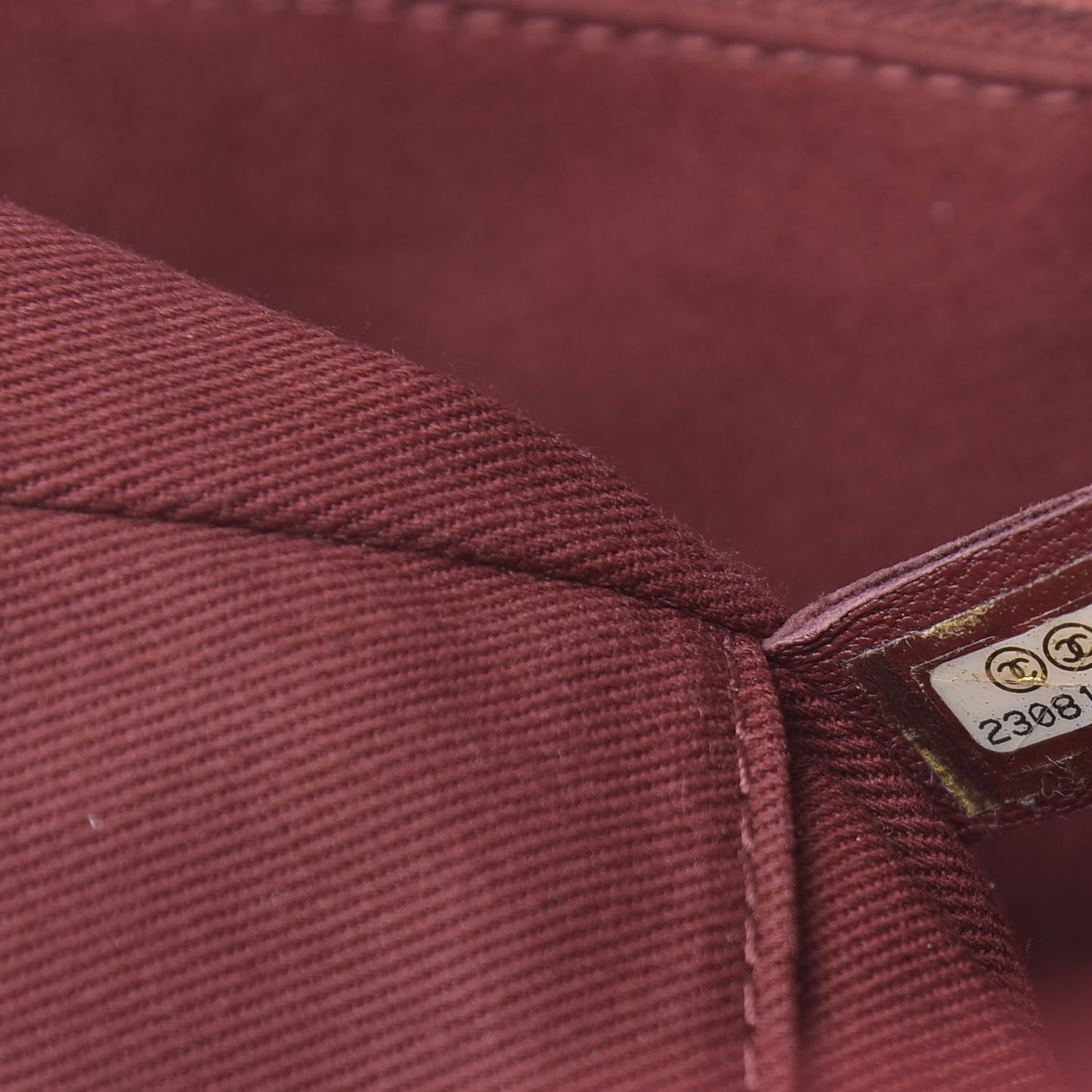 Canvas Small Deauville Tote Red