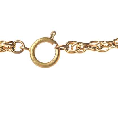 Chanel CC Short Chain Pendant Necklace Gold 5 of 6