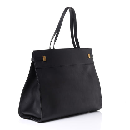 Saint Laurent Calfskin Medium Manhattan Shopper Tote Black 2 of 5