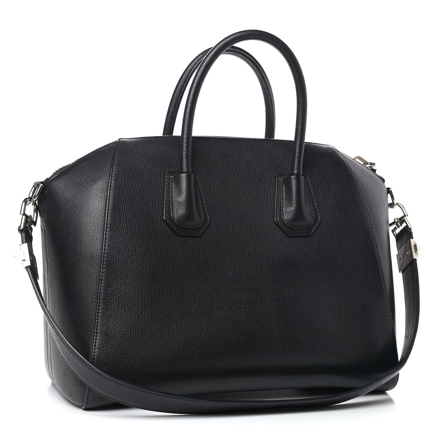 Sugar Goatskin Medium Antigona Black