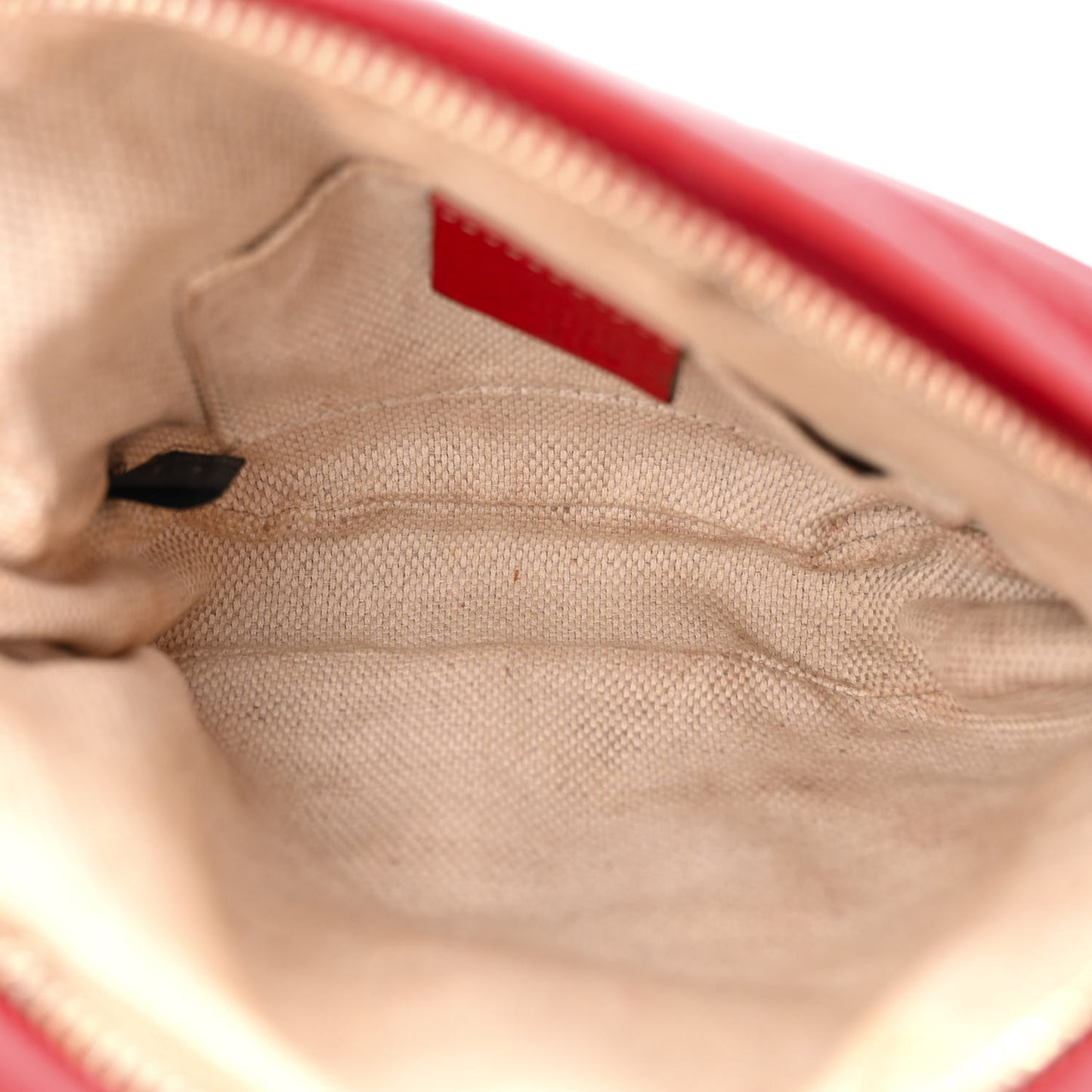 Pebbled Calfskin Mini Soho Chain Bag Tabasco Red