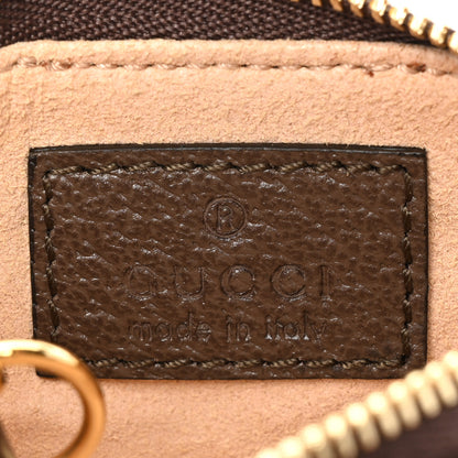 Gucci GG Supreme Monogram Web Ophidia Key Case Beige New Acero 6 of 9