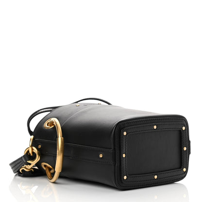 Chloe Smooth Calfskin Small Roy Bucket Bag Black 4 of 13