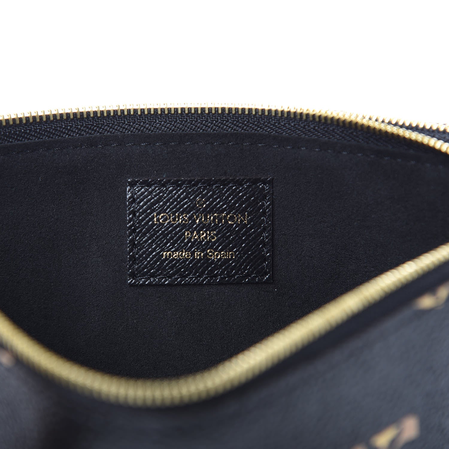 Louis Vuitton Monogram Giant Jungle Pochette Double Zip Black 7 of 10