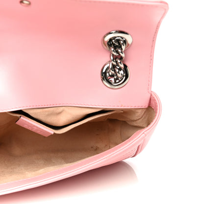 Gucci Calfskin Matelasse Mini GG Marmont Shoulder Bag Wild Rose 5 of 12