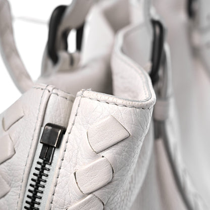 Bottega Veneta Cervo Mens Side-Zip Woven Tote White 10 of 15