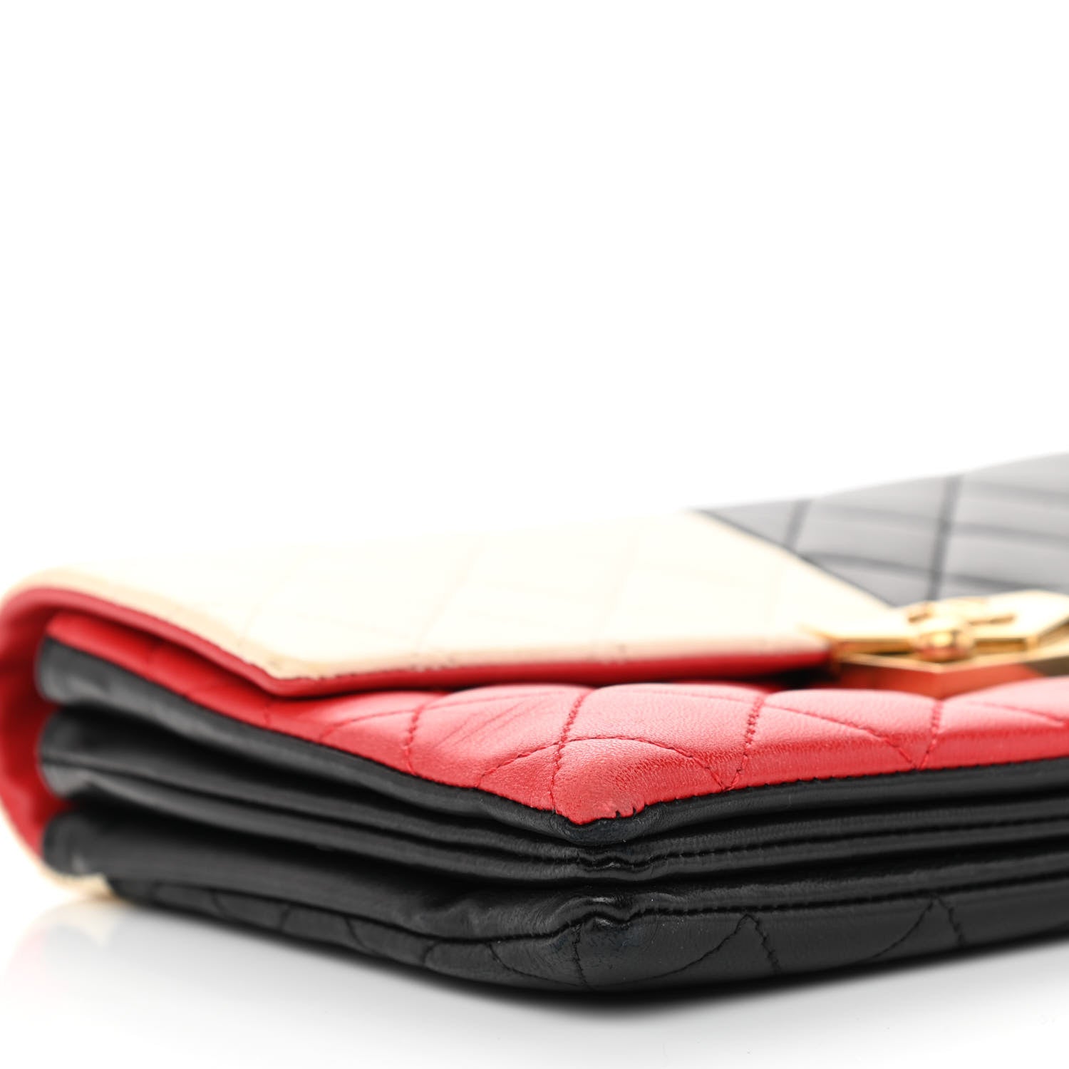 Chanel Lambskin Quilted Yin Yang Flap Red White Blue Black 9 of 11