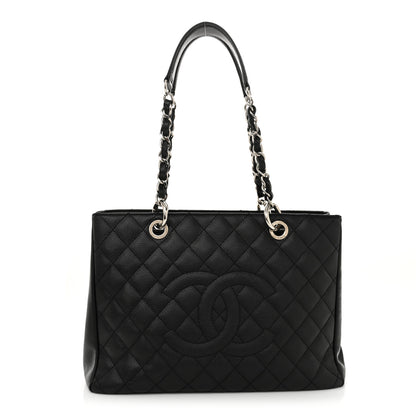 Chanel Caviar Quilted Grand Shopping Tote GST Black 1 of 12