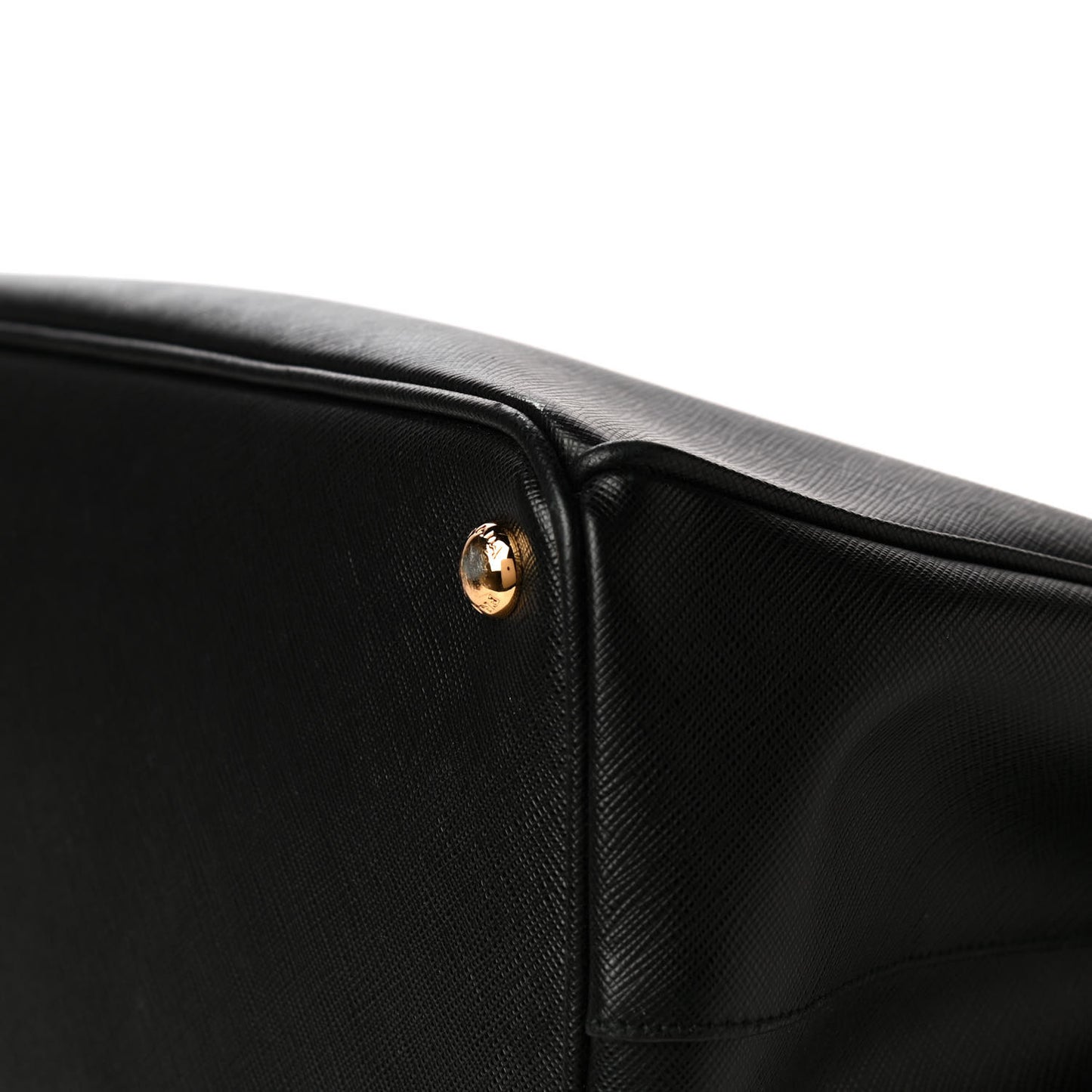 Saffiano Large Galleria Double Zip Tote Black