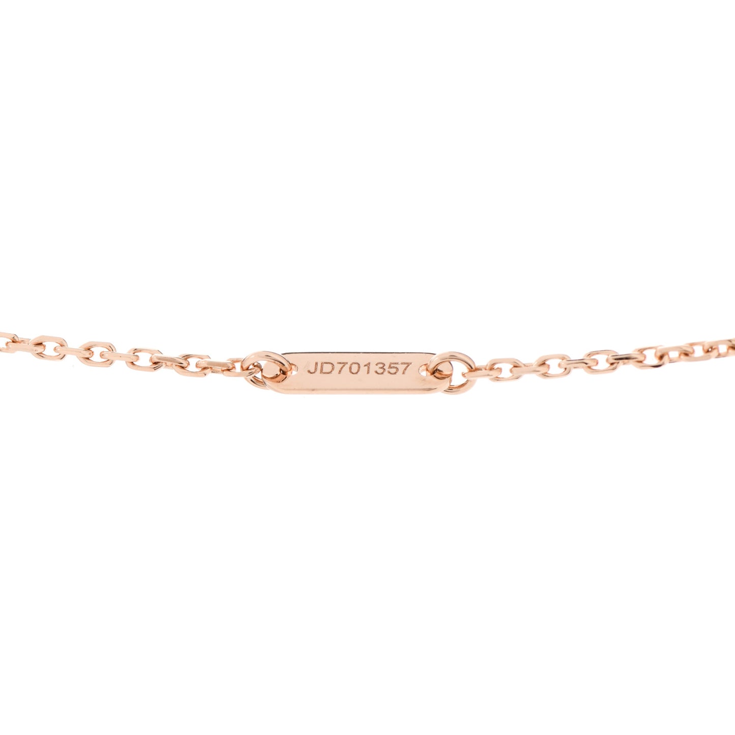 18K Rose Gold Sweet Alhambra Pendant Necklace
