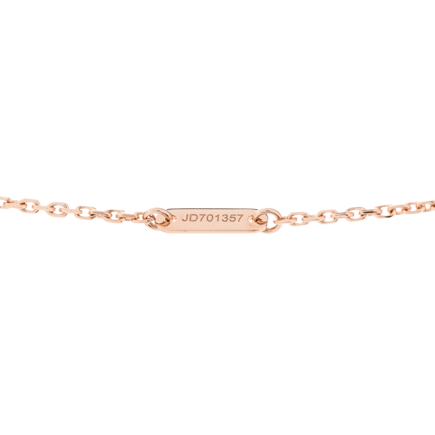 Van Cleef & Arpels 18K Rose Gold Sweet Alhambra Pendant Necklace 6 of 7