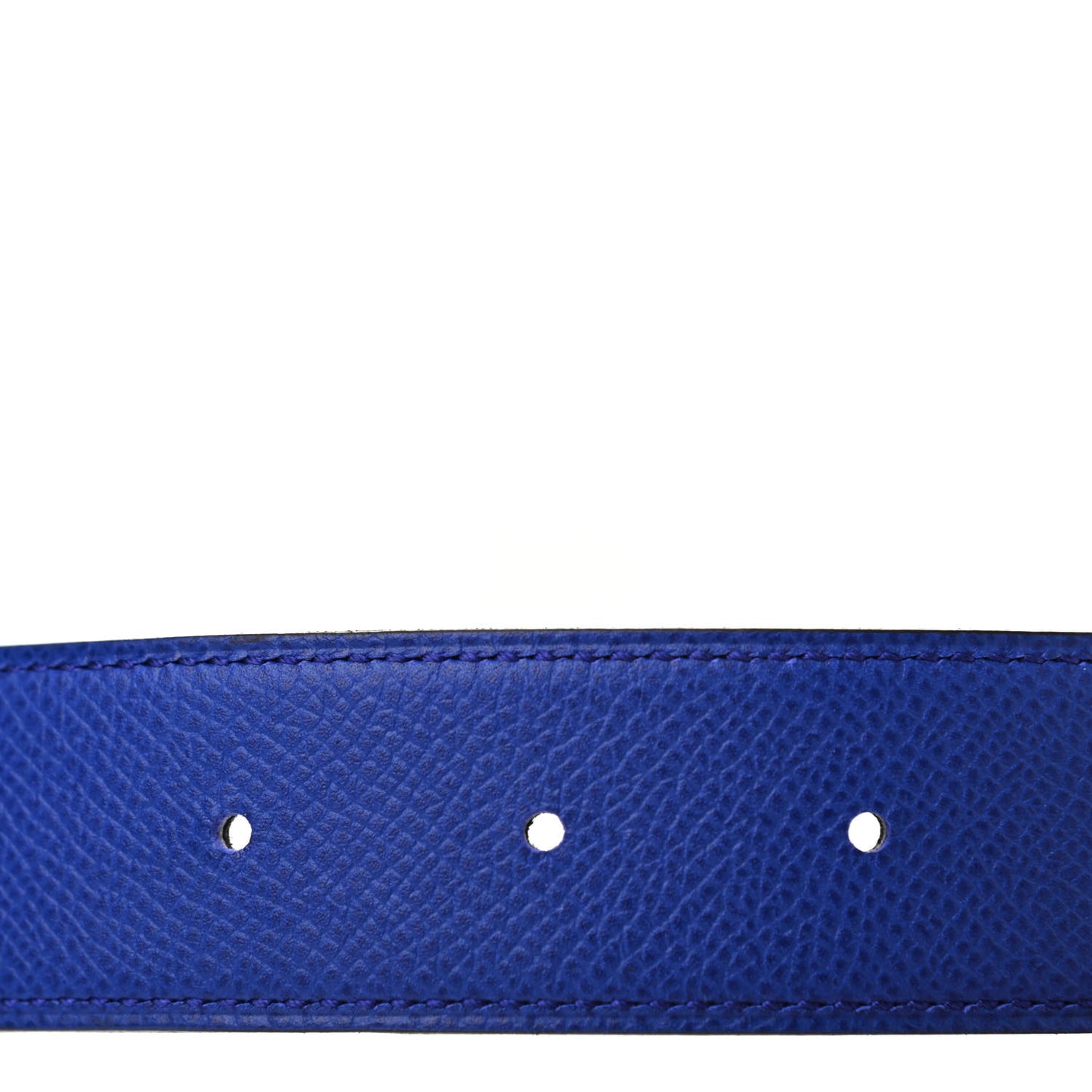 Swift Epsom 32mm Belt Strap 85 Black Bleu Electrique