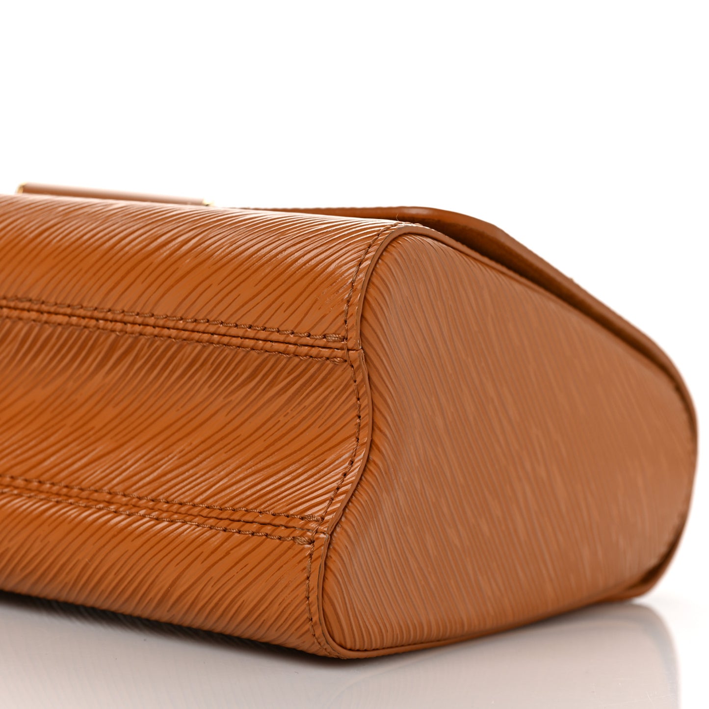 Epi Twist Shoulder Bag MM Gold Miel
