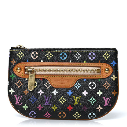 Louis Vuitton Monogram Multicolor Pochette Plate MM Black 1 of 6