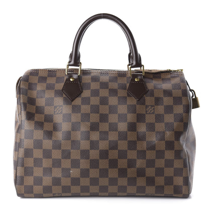 Louis Vuitton Damier Ebene Speedy 30 1 of 10