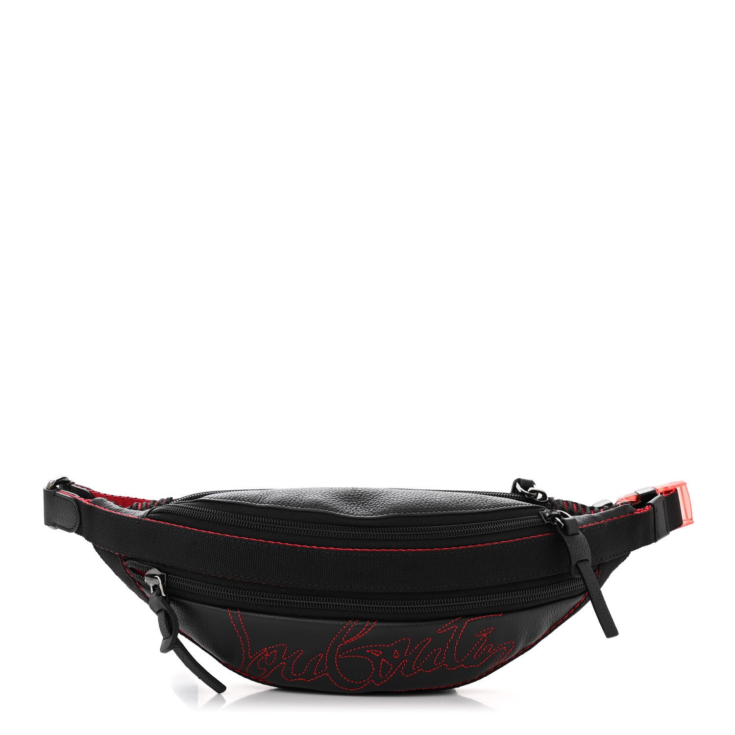 Christian Louboutin Calfskin Paris NYC Belt Bag Black 1 of 11