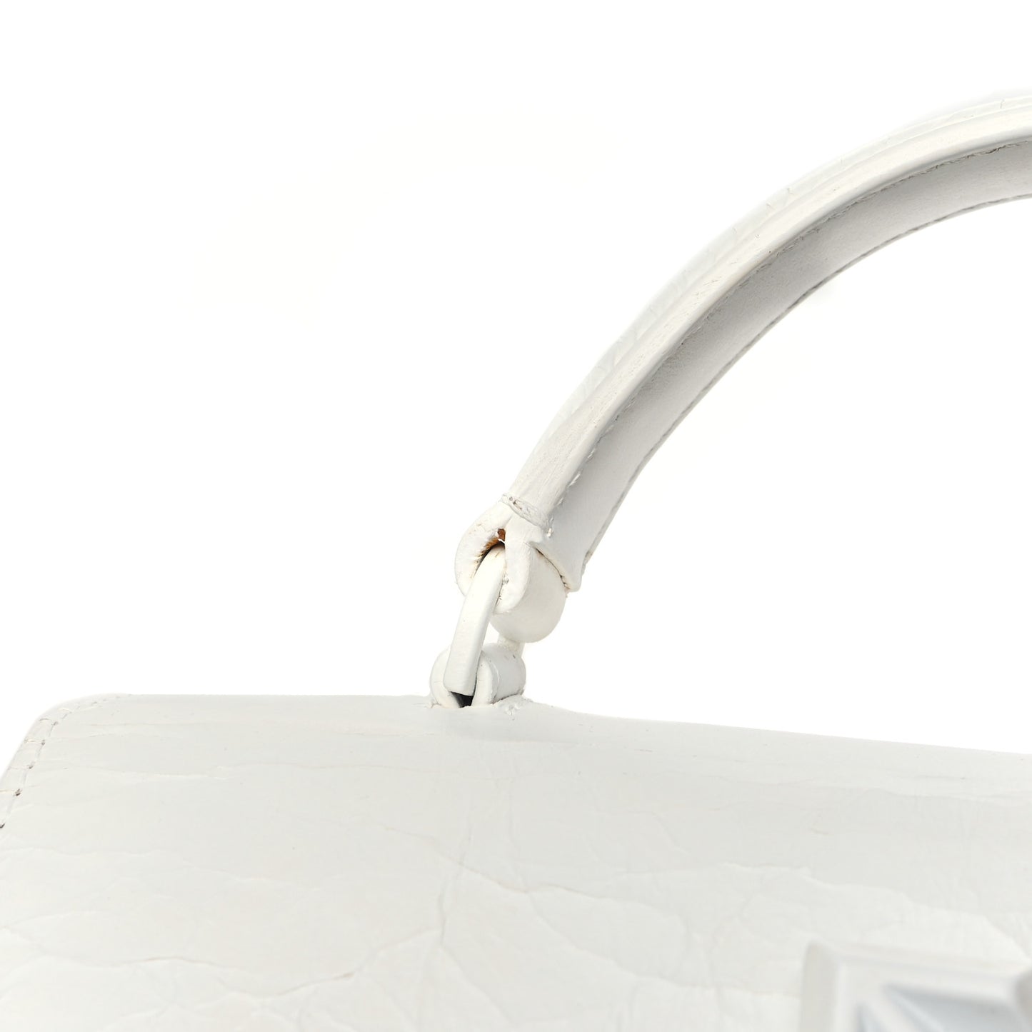Aged Calfskin Jitney 1.4 Shoulder Bag Silver