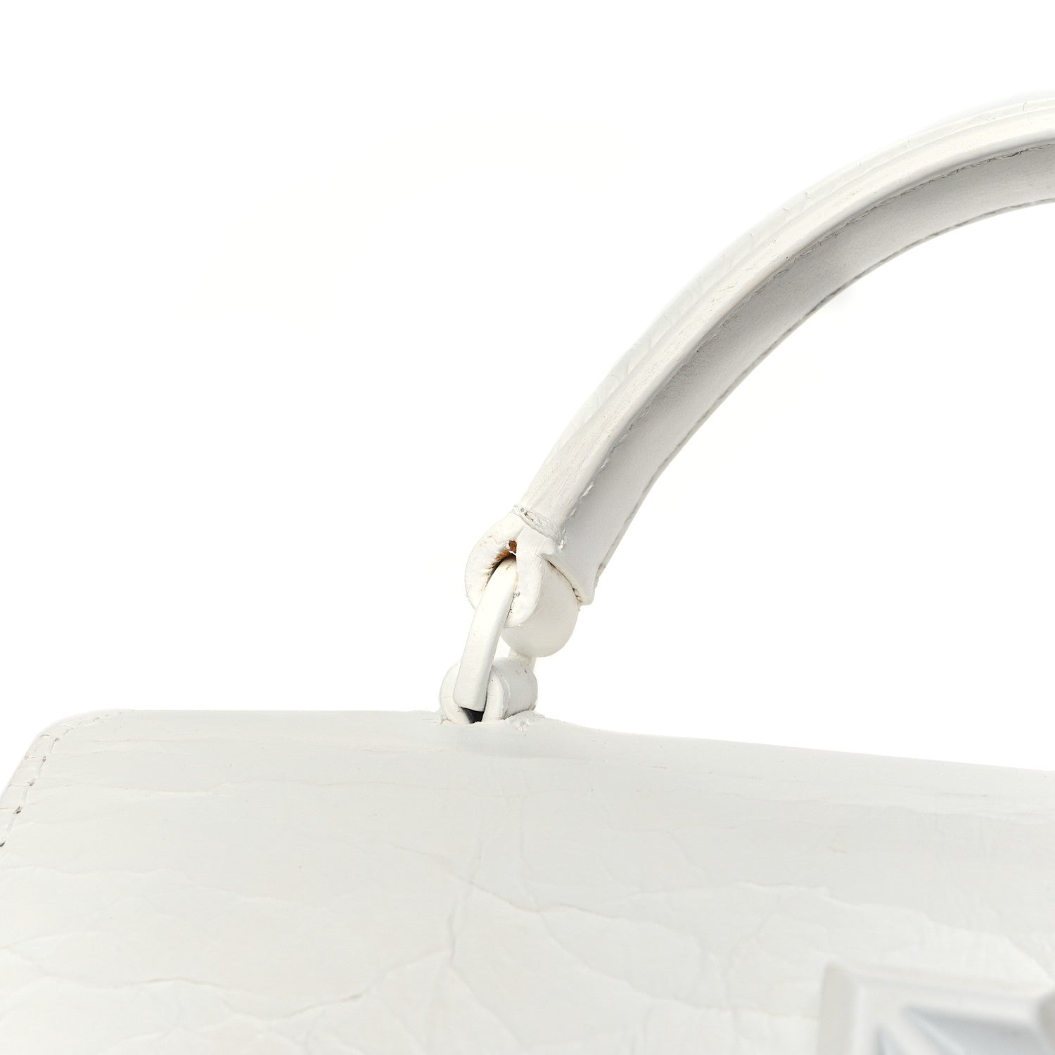 Off-White Aged Calfskin Jitney 1.4 Shoulder Bag Silver 12 of 13