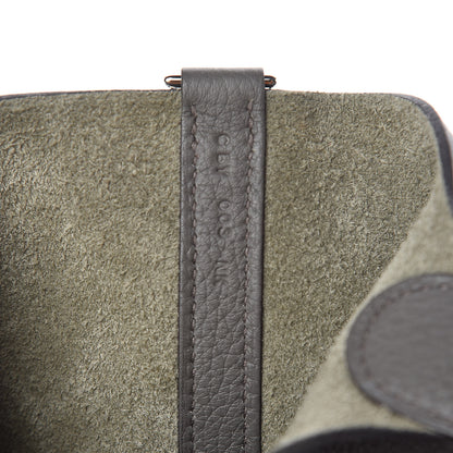 Hermes Taurillon Clemence Picotin Lock 22 MM Etain 6 of 9