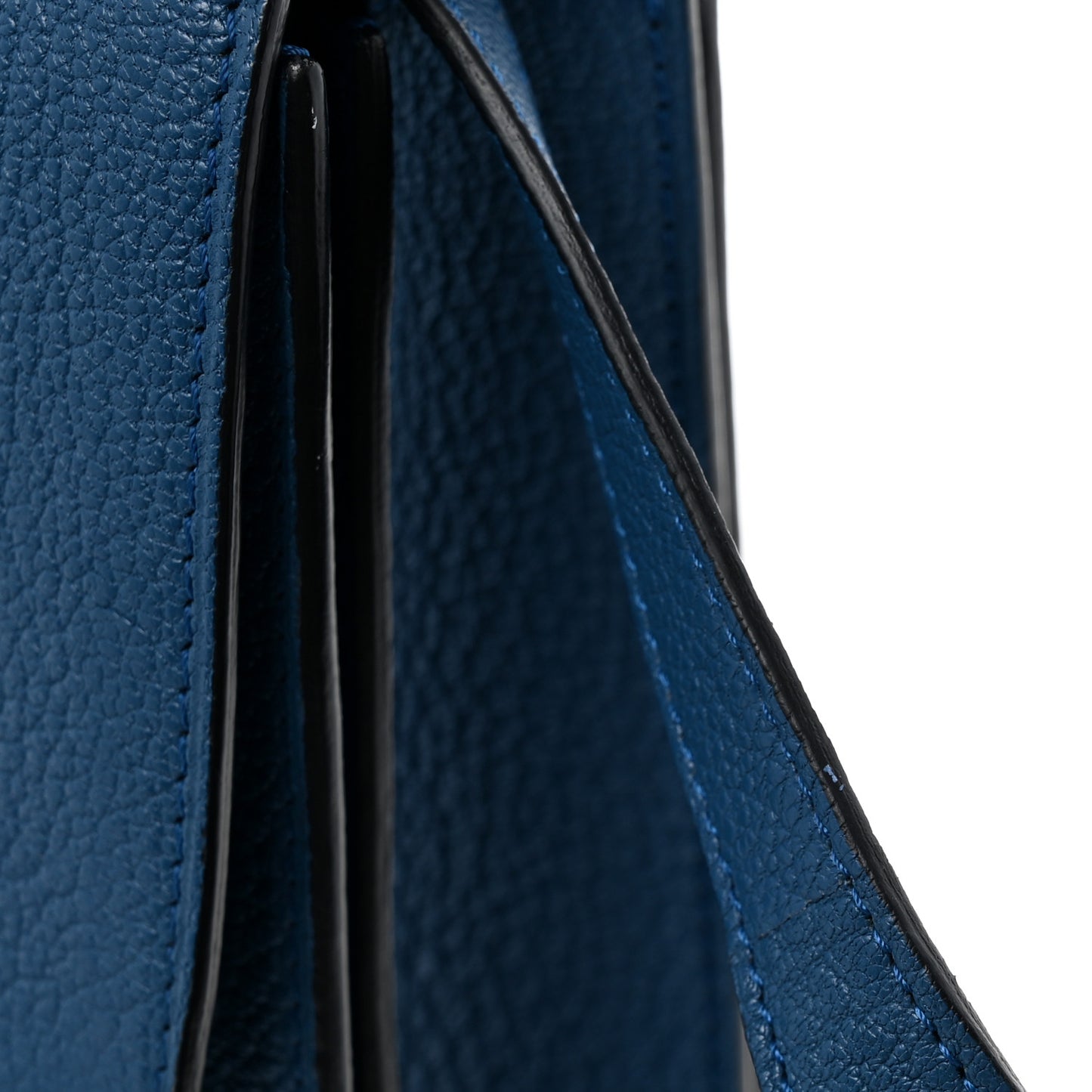 Goatskin Medium Classic Box Flap Bag Deepsea
