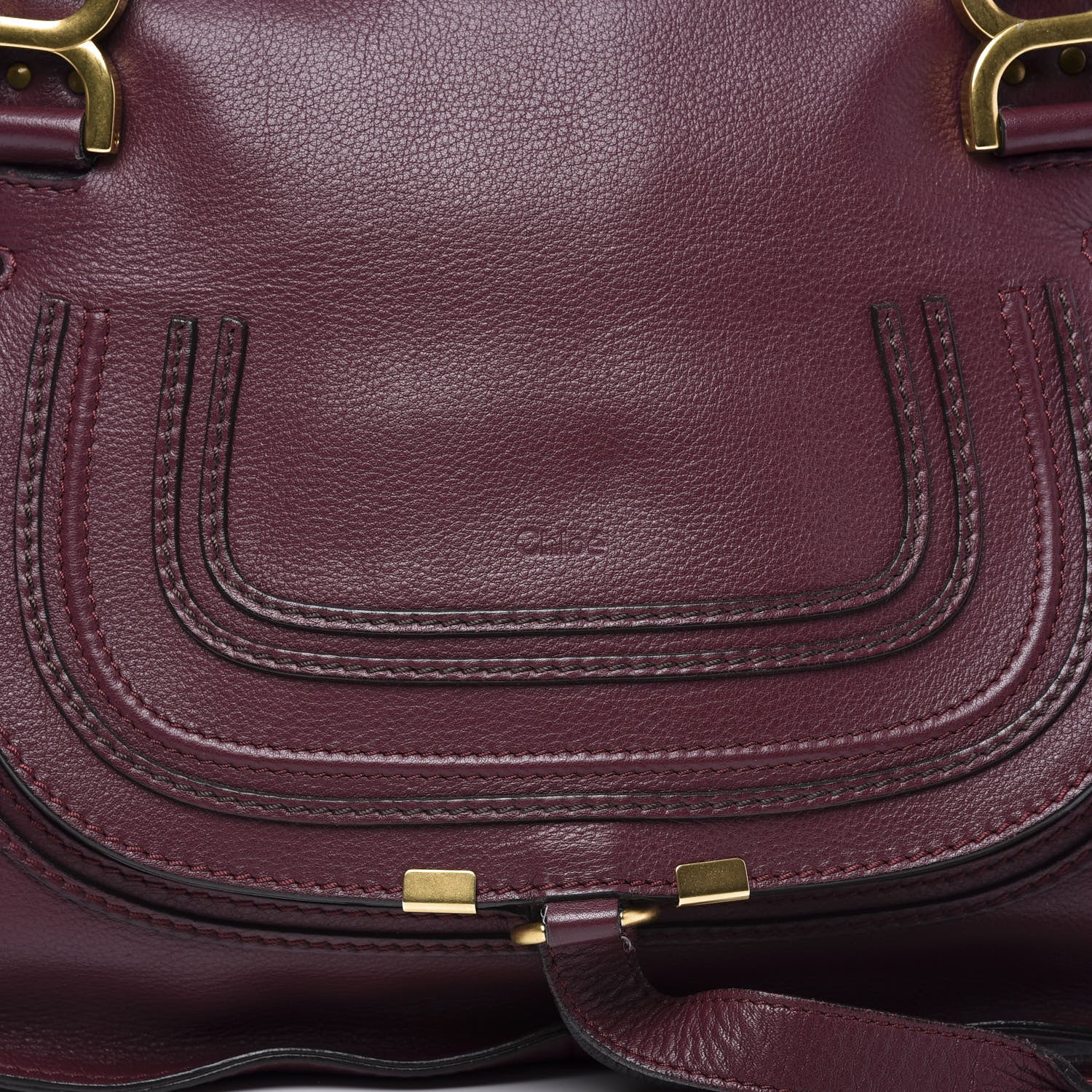 Chloe Calfskin Medium Marcie Satchel Wild Purple 11 of 11