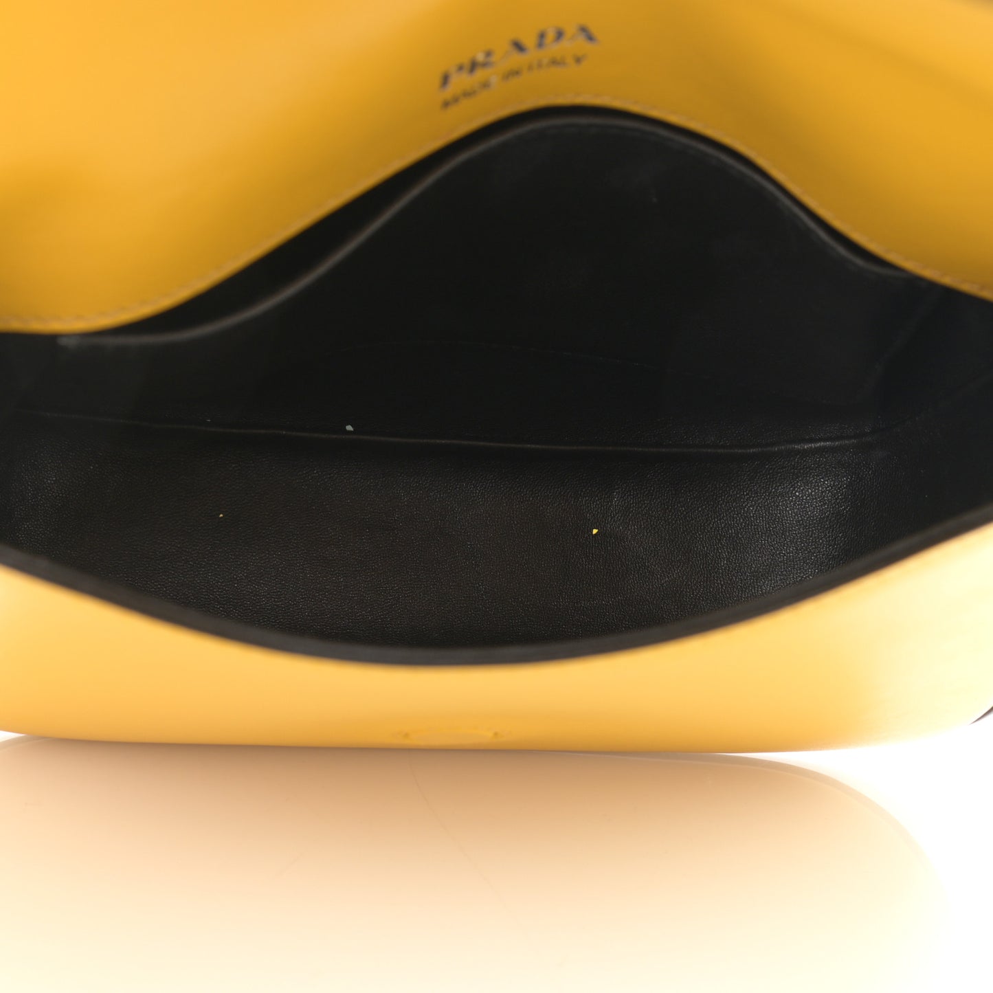 Saffiano Cuir Calfskin Identity Shoulder Bag Soleil