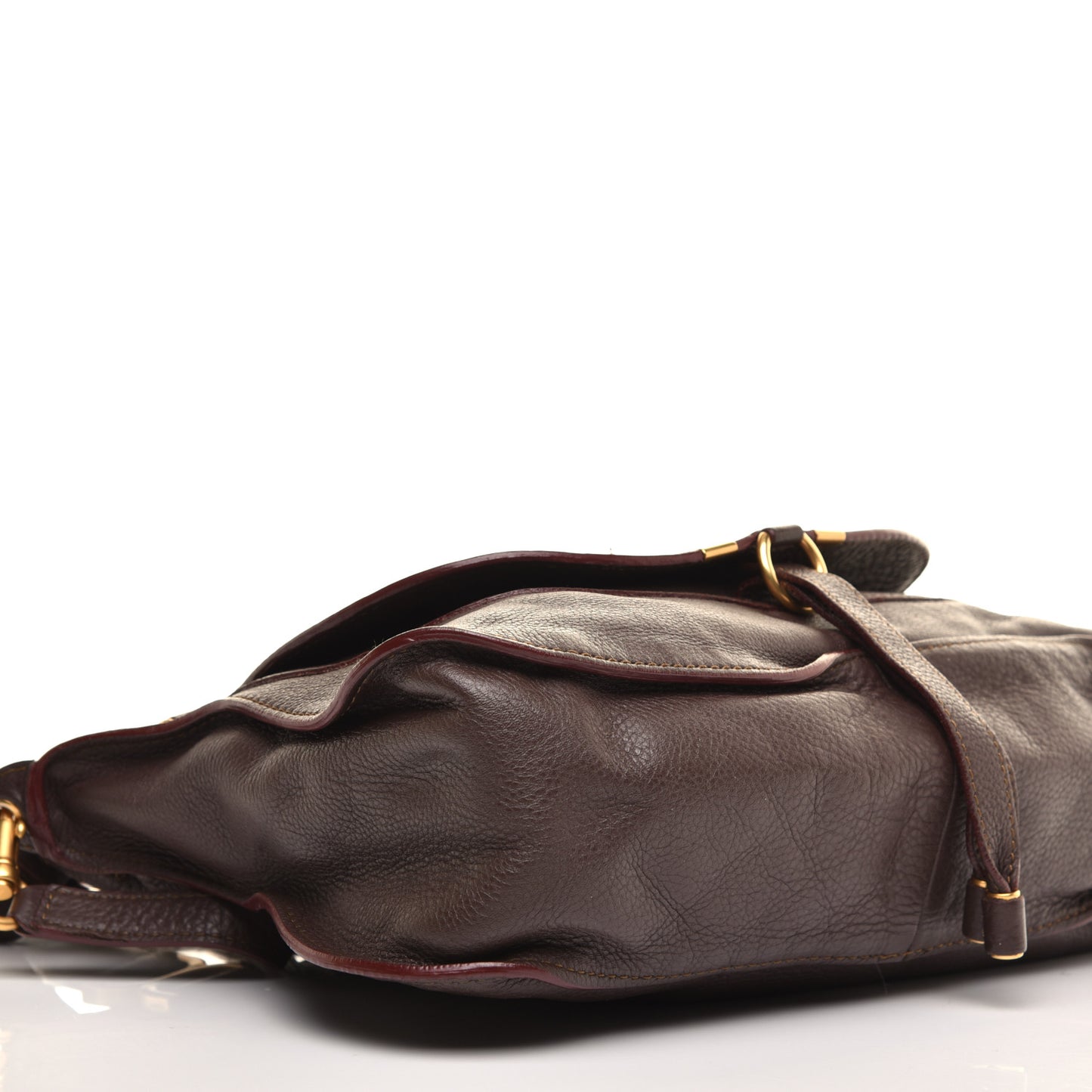 Calfskin Medium Marcie Satchel Truffle