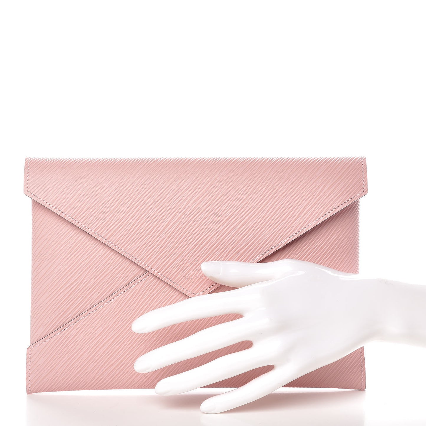 Epi Large Kirigami Pochette Insert Rose Ballerine