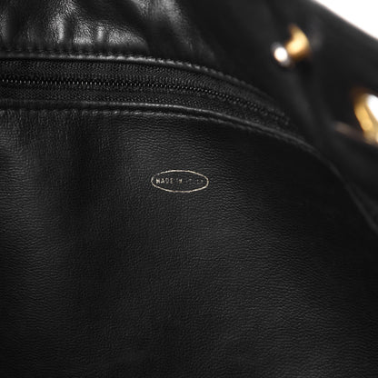 Chanel Lambskin Quilted Shopper Tote Black 7 of 16