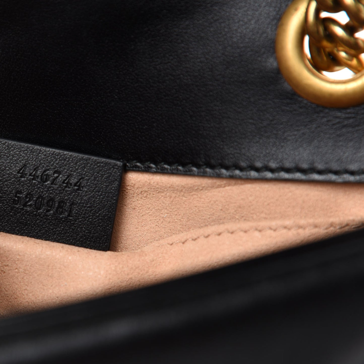 Calfskin Matelasse Mini GG Marmont Shoulder Bag Black