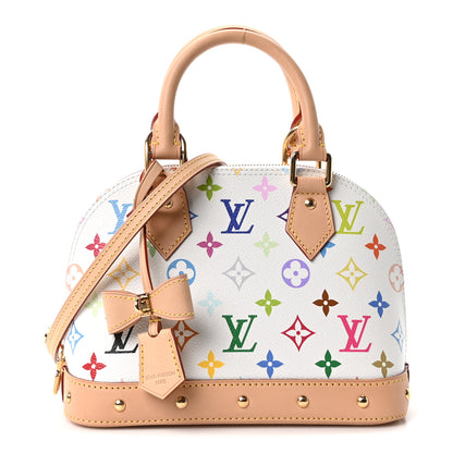 Louis Vuitton LV x TM Monogram Multicolor Alma BB White 1 of 9