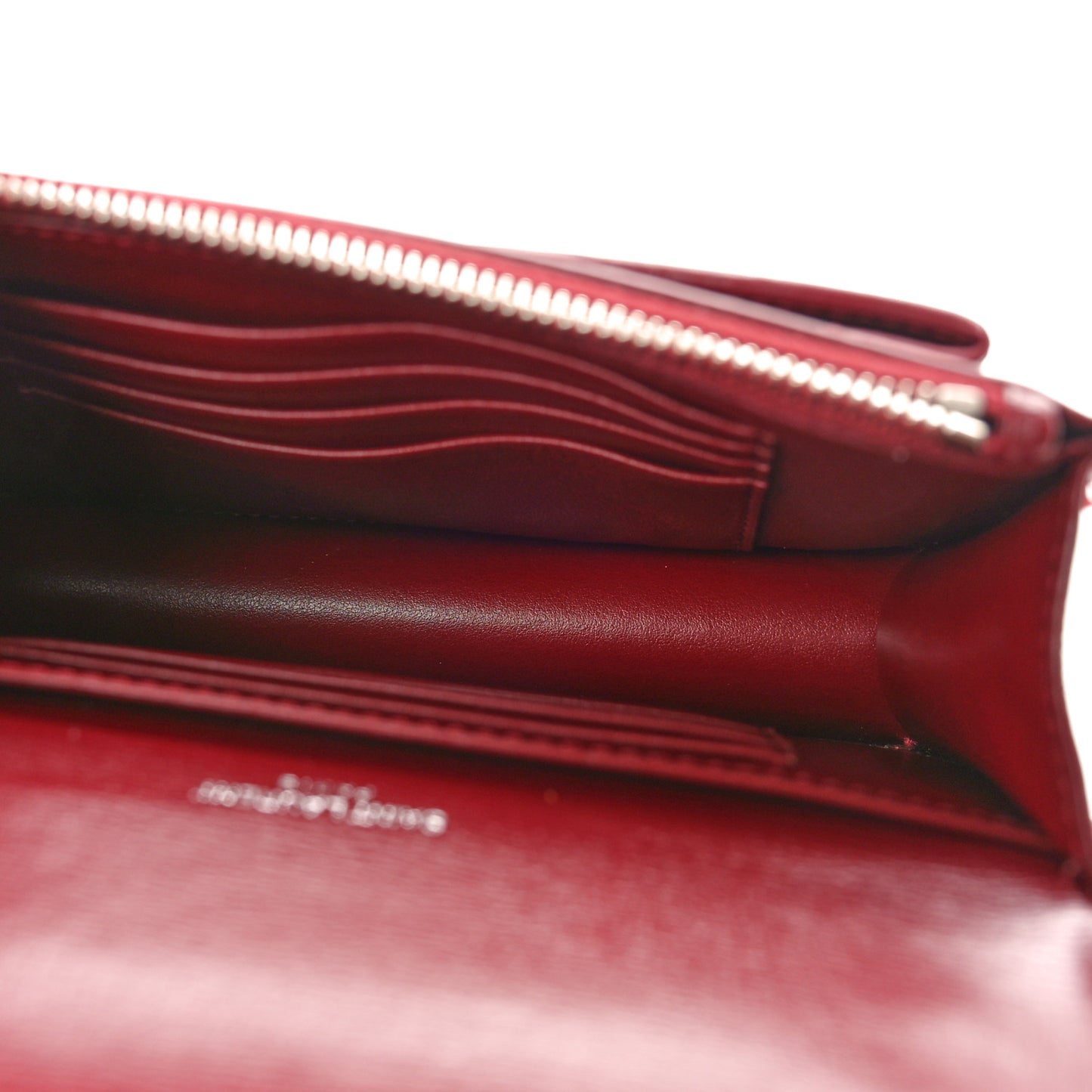 Calfskin Monogram Sunset Chain Wallet Palissandre