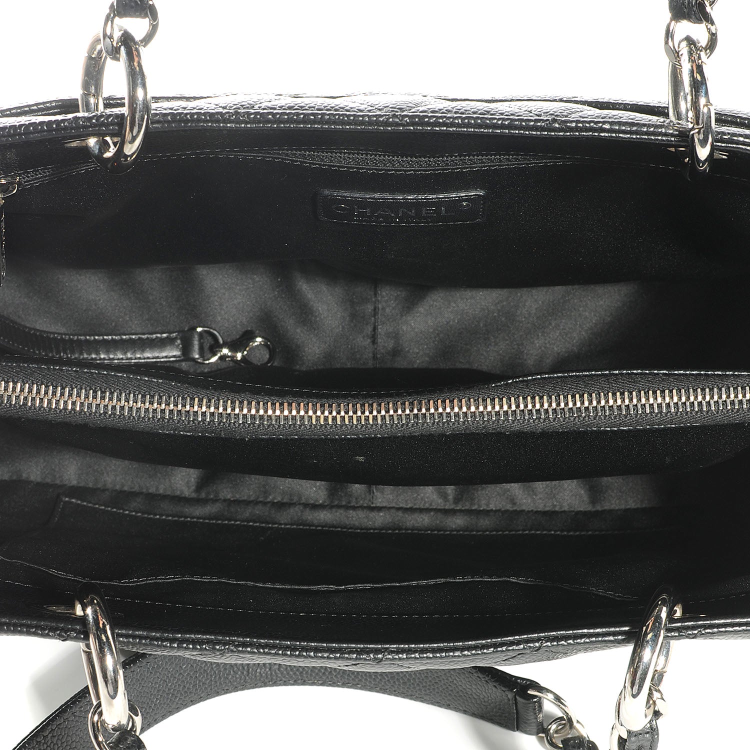 Chanel Caviar Grand Shopping Tote GST Black 6 of 8