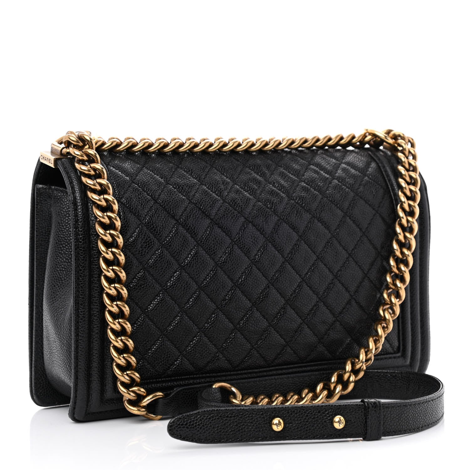 Chanel Caviar Quilted New Medium Boy Flap Black 3 of 14