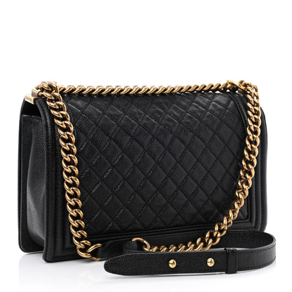 Chanel Caviar Quilted New Medium Boy Flap Black 3 of 14