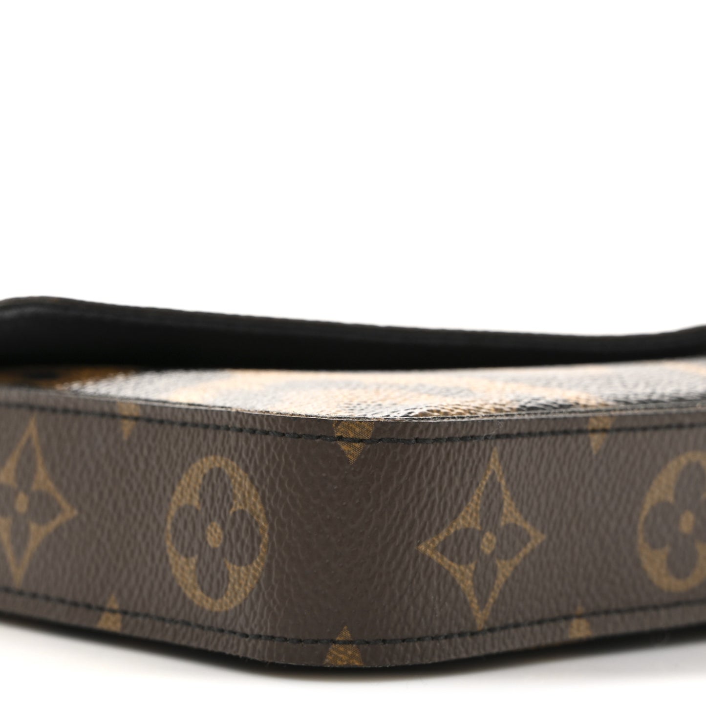 Monogram Animal Print Pochette Felicie Chain Wallet
