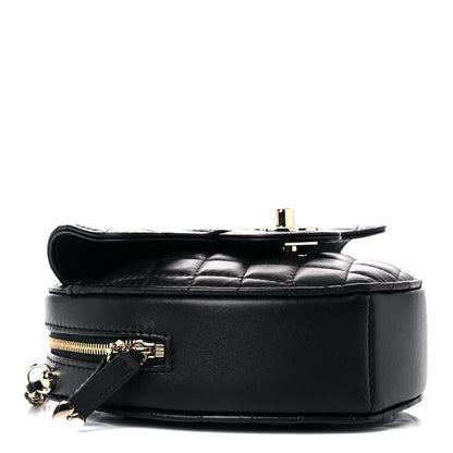 Chanel Lambskin Quilted CC In Love Heart Bag Black 4 of 10