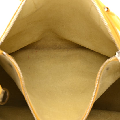 Prada City Calf Medium Galleria Double Zip Tote Yellow 5 of 25