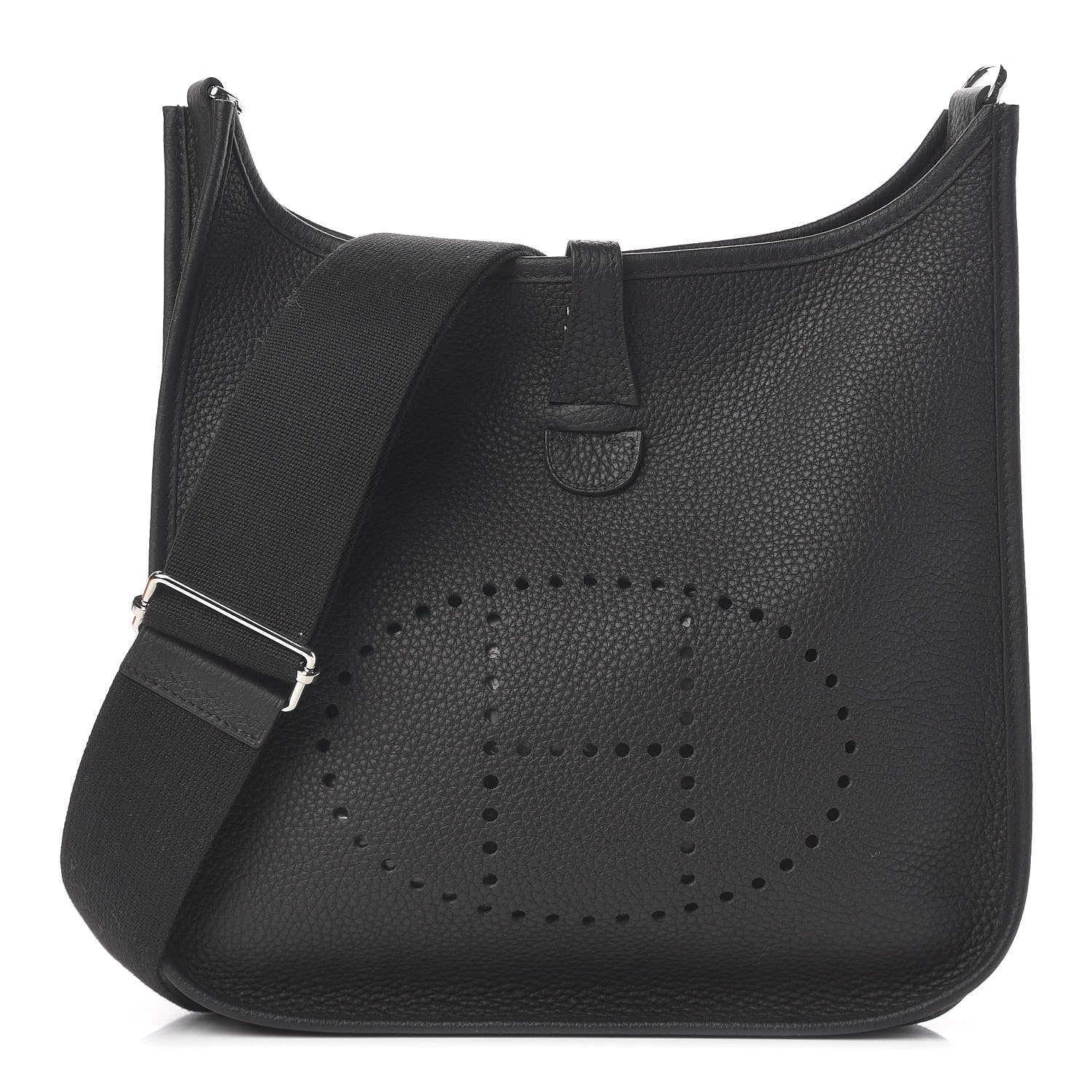 Hermes Taurillon Clemence Evelyne III PM Black 1 of 13