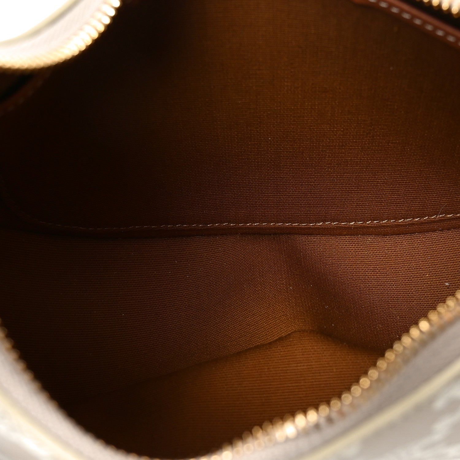 Celine Canvas Calfskin Ava Triomphe Shoulder Bag Grege 5 of 9