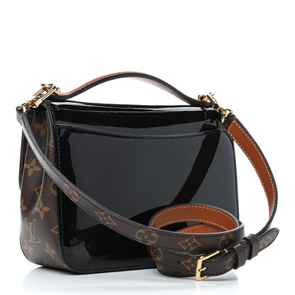Louis Vuitton Patent Calfskin Monogram Cherrywood BB Black 3 of 8