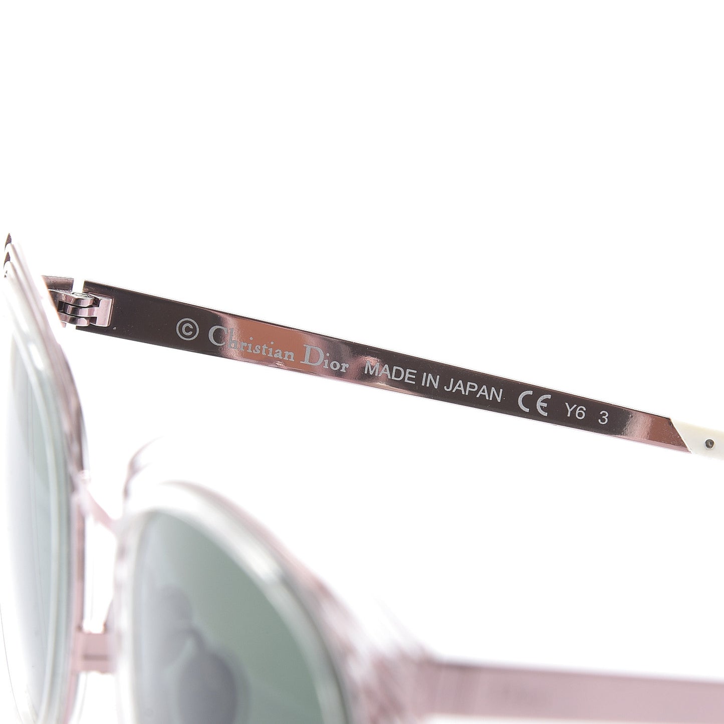 Acetate Enigme Sunglasses Pink White