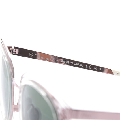 Christian Dior Acetate Enigme Sunglasses Pink White 6 of 8